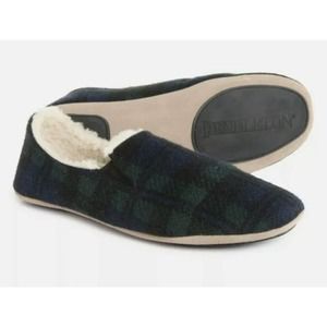 Pendleton Nomad Plaid Slippers Wool Unisex S/M NEW Green Black